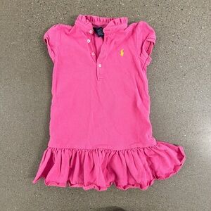 Ralph Lauren Pink Kids Polo Dress Size 4 / 4T